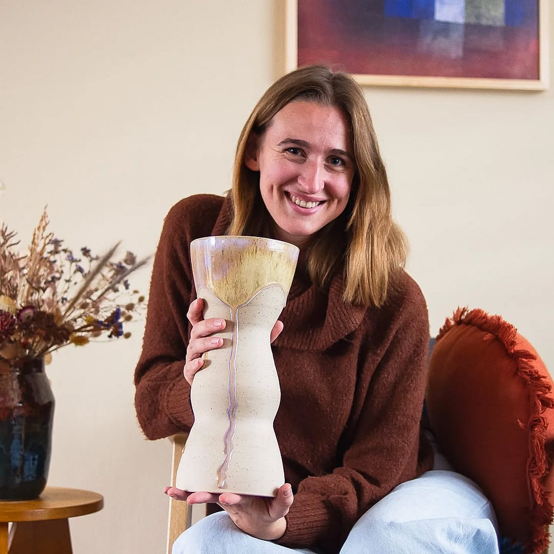 Stffie van den Akker Keramieken lampem