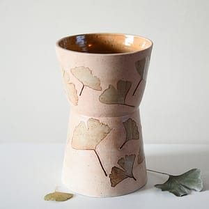 Handgemaakte Keramieken Ginkgo Lamp