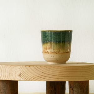 handgemaakt keramieken espressokopje